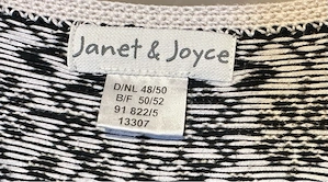 Damen Woll-  Strick Mantel von "Janet & Joyce" Bild 3