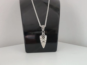 Wikinger Speer Anhänger   Runen Kette   Nordischer Edelstahl Schmuck