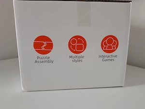 Elektrischer Kinder Zug mit Dampf   Spielzeug Eisenbahn Set mit Schienen & Licht Bild 3