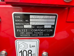 Schneefräse Fujii 810 Bild 4