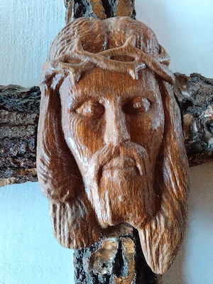 Holzkreuz Handarbeit Unikat Bild 2