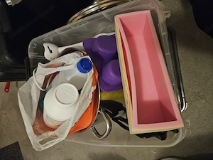 Seifenherstellung Kiste ....