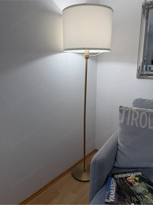 IKEA Stehlampe gold   weiß Bild 5