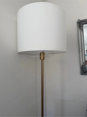IKEA Stehlampe gold   weiß Bild 2