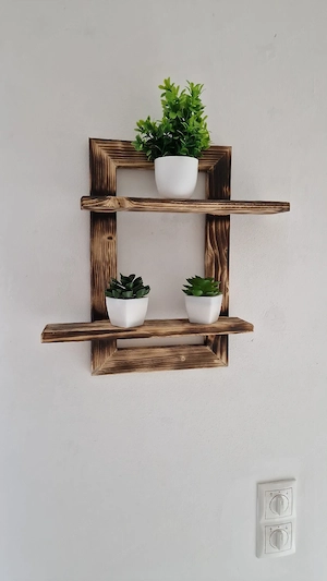 Wand Regal aus Holz  Bild 6