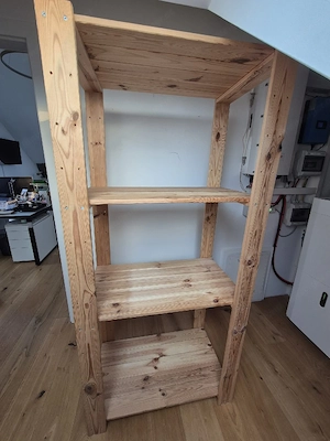 2xHolzregal 80x175x50cm Bild 2