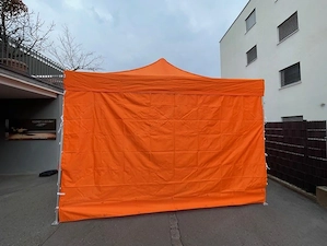 Ecotent Faltzelt 4x4m als Marktzelt, Messezelt oder Eventzelt einsetzbar Bild 2
