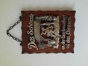 Fröhliche Wandtafel