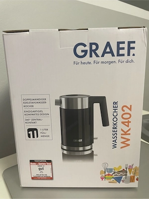 Nagelneuer Graef Wasserkocher