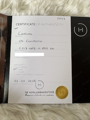 Certina DS Caimano Automatic | Neu ungetragen | OVP+Garantie Bild 3