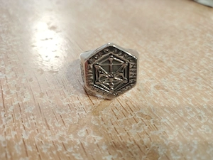 Herrenring Wikinger Runen Design   Größe ca. 64 (US 11) Bild 2