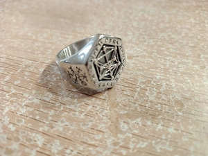 Herrenring Wikinger Runen Design   Größe ca. 64 (US 11) Bild 3