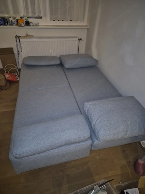 Neue 2 Sitzer Stoff Couch Bild 8