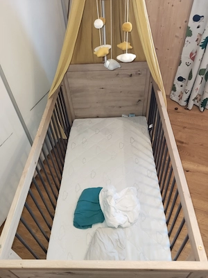 Gitterbett + Matratze Set Bild 9