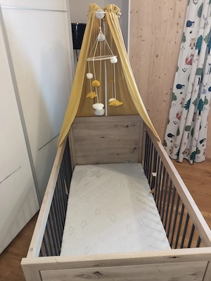 Gitterbett + Matratze Set Bild 2