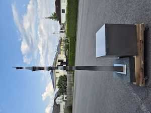 Skulpturen aus massivem Edelstahl Bild 5