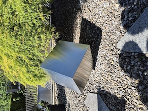 Skulpturen aus massivem Edelstahl Bild 2