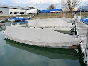 Alte Holzgundel für Bastler (Fischerboot) Bild 4