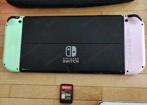 Nintendo Switch OLED Spielekonsole + Zelda - Tears of the Kingdom + Case + OVP! Bild 3