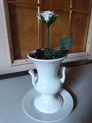 Porzellan Deko 30 cm.