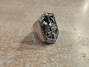 Herrenring Ritter   Kreuzritter Design   Größe ca. 64 (US 11) Bild 3