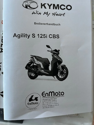 Verkaufe Motorrad Roller Kymco Agility S 125 (Baujahr 2025)   wie neu, nur 584 km! Bild 6