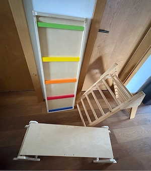 kletterdreieck rutsche wippe Bild 2