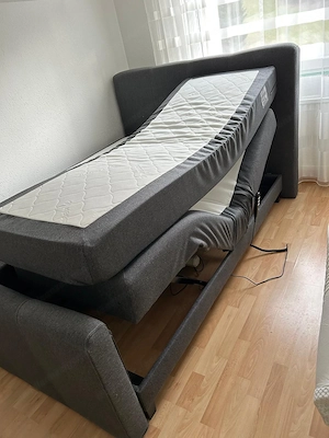 Boxspringbett 140x200 cm - elektrisch verstellbar Bild 4