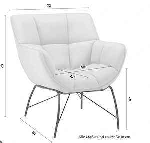 Sessel cream farbig  Bild 4