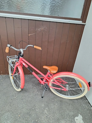 2 x Fahrrad, 24 Zoll, rot & weiss