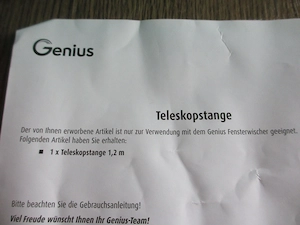 Genius Fensterwischer-Set Bild 5