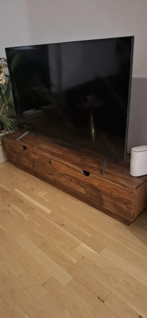 Vollholzfernsehkasterl dunkelbraun  Bild 5