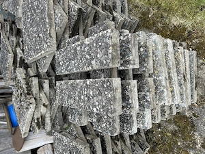 Gebrauchte Waschbetonplatten Bild 2