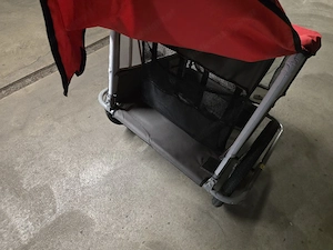 Kranich Fahrradanhänger 2-Sitzer für Kinder