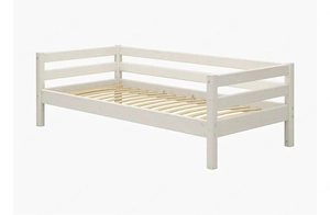 Flexa Bett weiß 90x200 inkl 2 Ausziehladen auf Rollen Bild 2