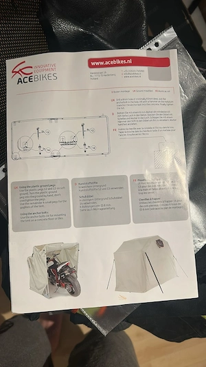 Motorrad Zelt  Bild 4