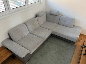 Couch mit Bettfunktion und Bettkasten Bild 5