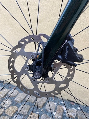 Gravel Bike Scott Addict Carbon Grün Metallic gebraucht Bild 3