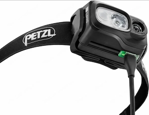 Petzl Swift RL schwarz Stirnlampe Neuwertig 2 Akkus Bild 3