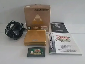 Gameboy Game Boy Advance SP Zelda Limited Edition Pak Minish Cap