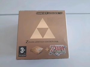 Gameboy Game Boy Advance SP Zelda Limited Edition Pak Minish Cap Bild 3
