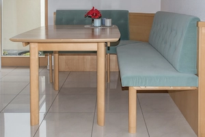 Eckbank mit Ausziehtisch Massivholz Birke Bild 4