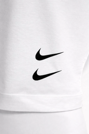 Nike Damen T-Shirts "Sportswear Chill Knit" - cropped - weiß - wie neu Bild 3