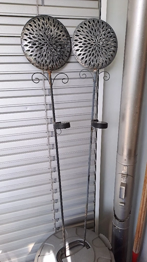 2x Solarstecker für Aussen Metall zu verkaufen währ es will nur Telefonisch erreichbar 0650 7104126  Bild 2