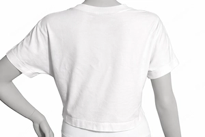 Nike Damen T-Shirts "Sportswear Chill Knit" - cropped - weiß - wie neu Bild 2
