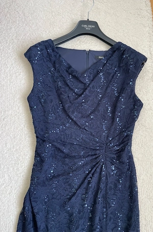 blaues Abendkleid Bild 2