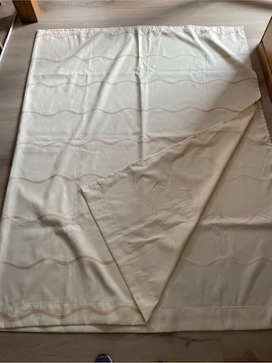 Vorhang creme gute Qualität Bild 2