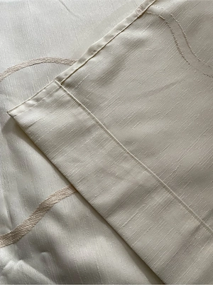 Vorhang creme gute Qualität Bild 3