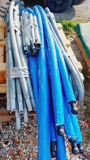 Trampolin mit Sicherheitsnetz 3m Bild 2