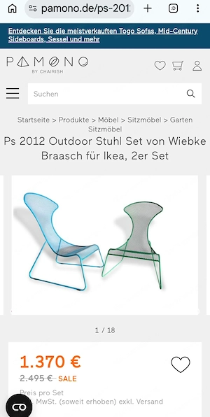 Rarer Ikea PS 2012 Loungestuhl Metall Bild 7